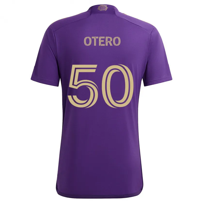 Danxen Kinder Javier Otero #50 Lila Gelb Heimtrikot Trikot 2024/25 T-Shirt Schweiz