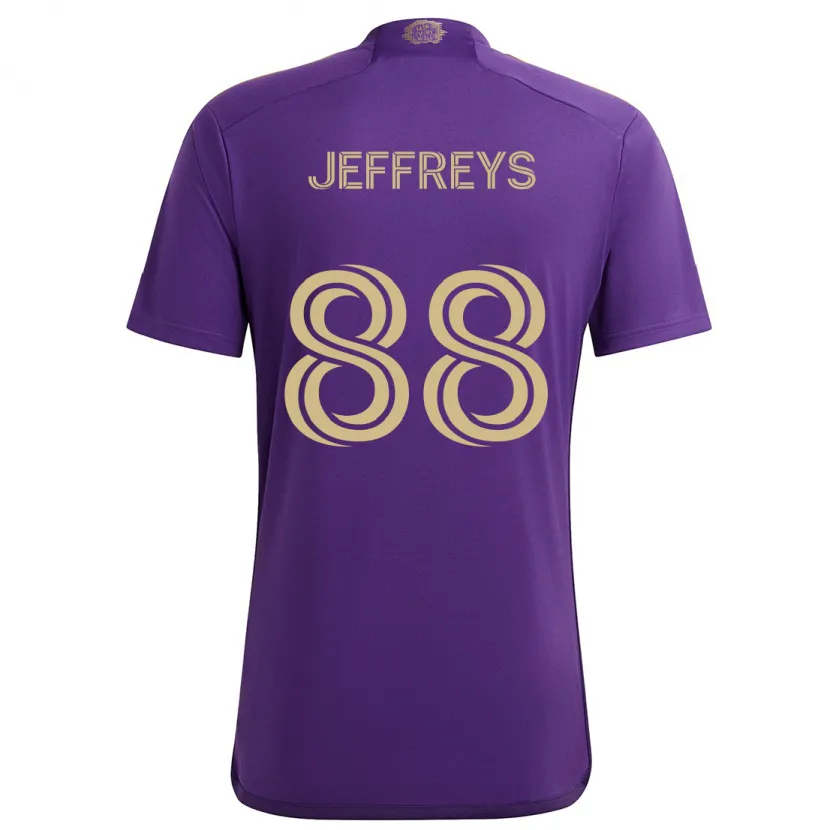 Danxen Kinder Tj Jeffreys #88 Lila Gelb Heimtrikot Trikot 2024/25 T-Shirt Schweiz