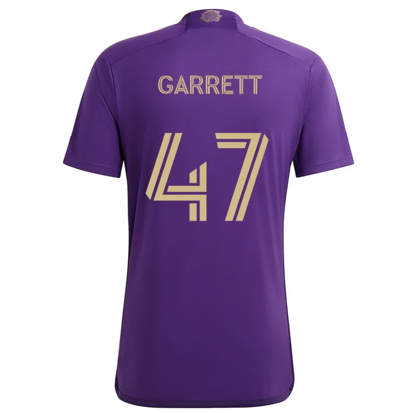 Danxen Kinder Ian Garrett #47 Lila Gelb Heimtrikot Trikot 2024/25 T-Shirt Schweiz