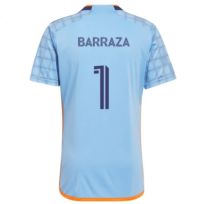 Danxen Kinder Luis Barraza #1 Blau Orange Heimtrikot Trikot 2024/25 T-Shirt Schweiz