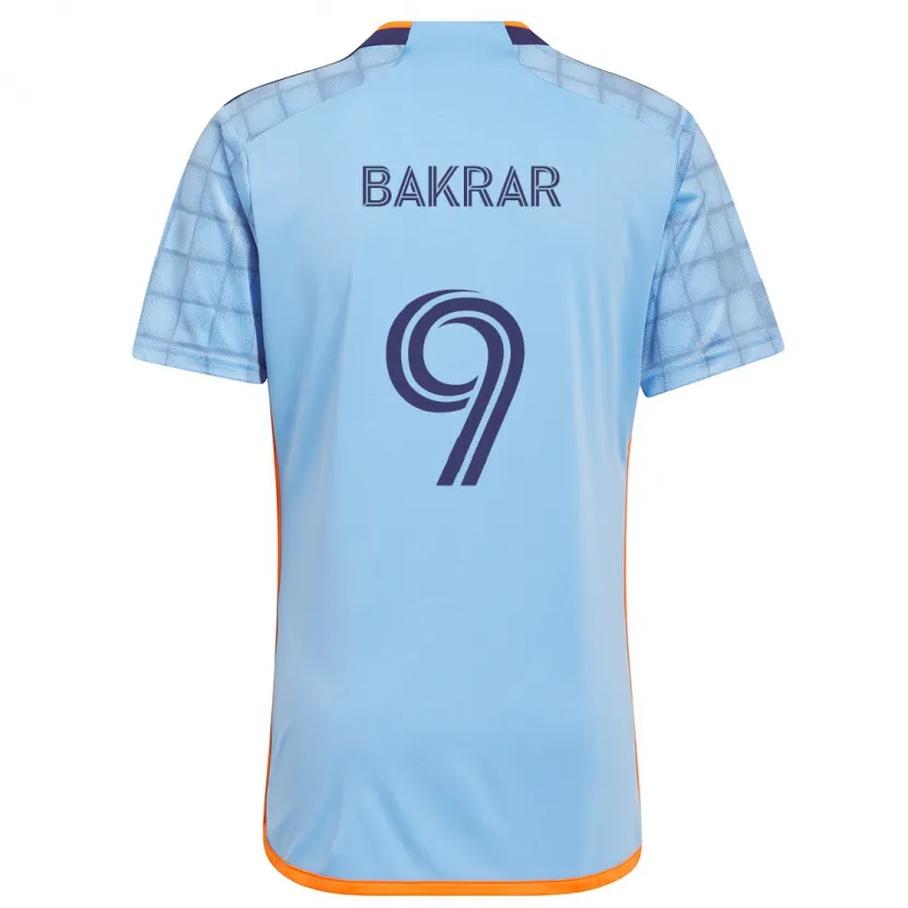 Danxen Kinder Monsef Bakrar #9 Blau Orange Heimtrikot Trikot 2024/25 T-Shirt Schweiz