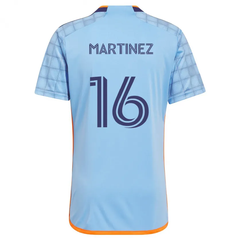 Danxen Kinder Alonso Martínez #16 Blau Orange Heimtrikot Trikot 2024/25 T-Shirt Schweiz