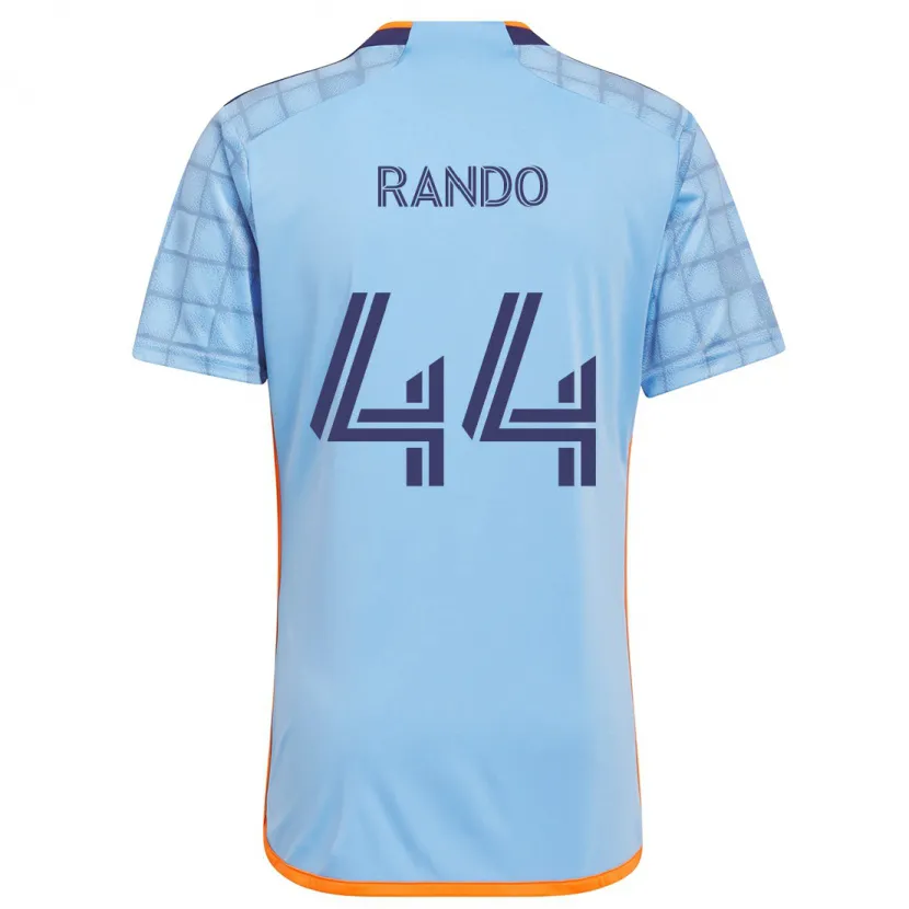 Danxen Kinder Alex Rando #44 Blau Orange Heimtrikot Trikot 2024/25 T-Shirt Schweiz