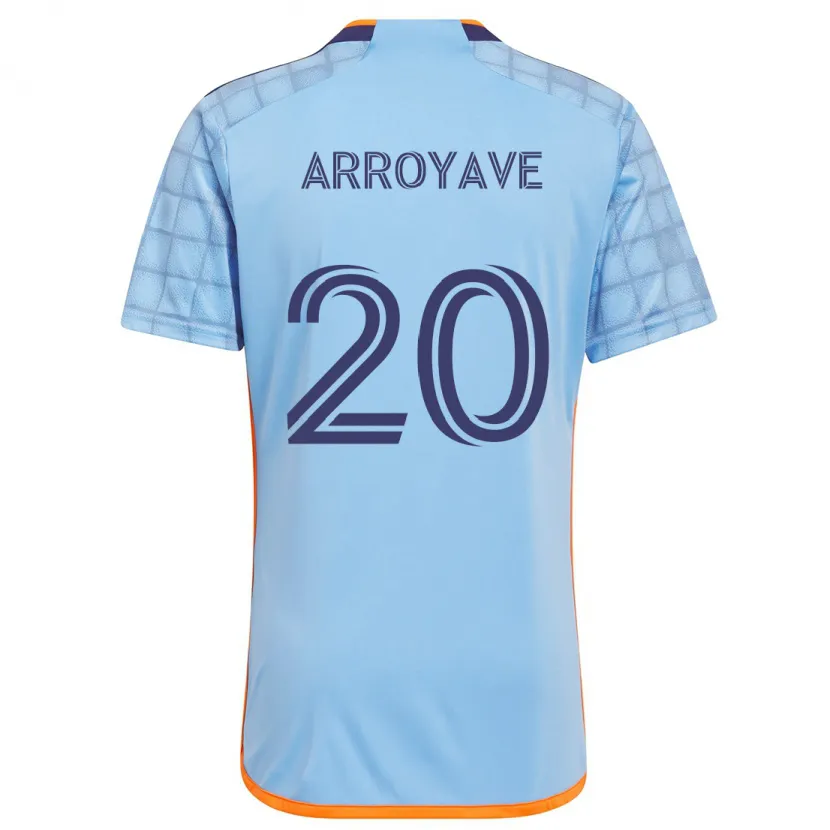 Danxen Kinder Jacob Arroyave #20 Blau Orange Heimtrikot Trikot 2024/25 T-Shirt Schweiz