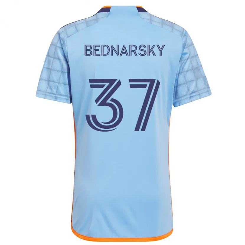 Danxen Kinder Stevo Bednarsky #37 Blau Orange Heimtrikot Trikot 2024/25 T-Shirt Schweiz