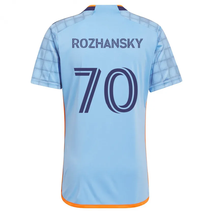 Danxen Kinder Jake Rozhansky #70 Blau Orange Heimtrikot Trikot 2024/25 T-Shirt Schweiz