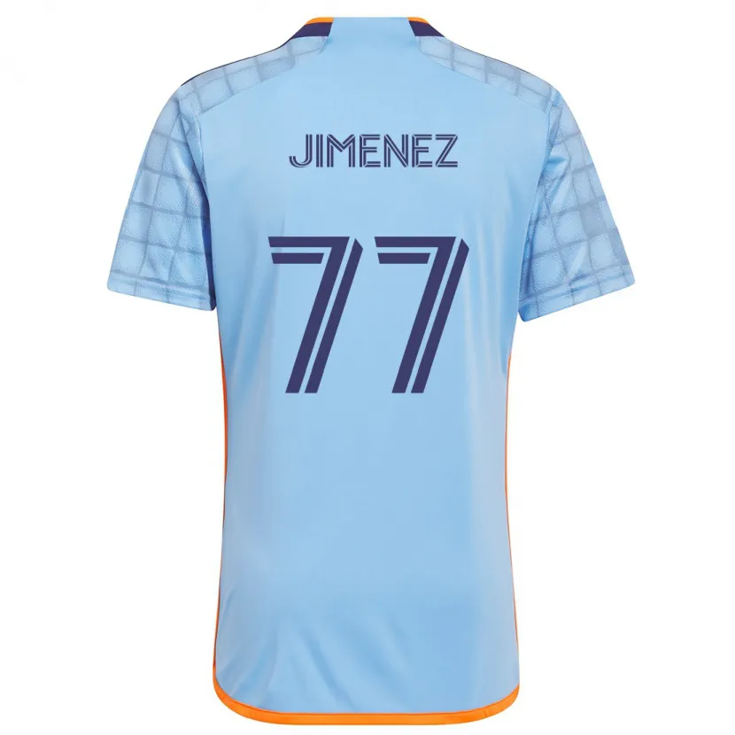 Danxen Kinder Jonathan Jiménez #77 Blau Orange Heimtrikot Trikot 2024/25 T-Shirt Schweiz