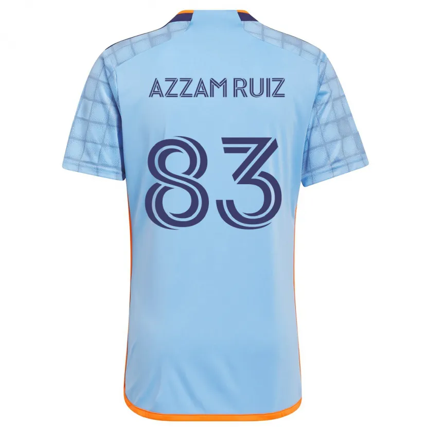 Danxen Kinder Camil Azzam Ruiz #83 Blau Orange Heimtrikot Trikot 2024/25 T-Shirt Schweiz