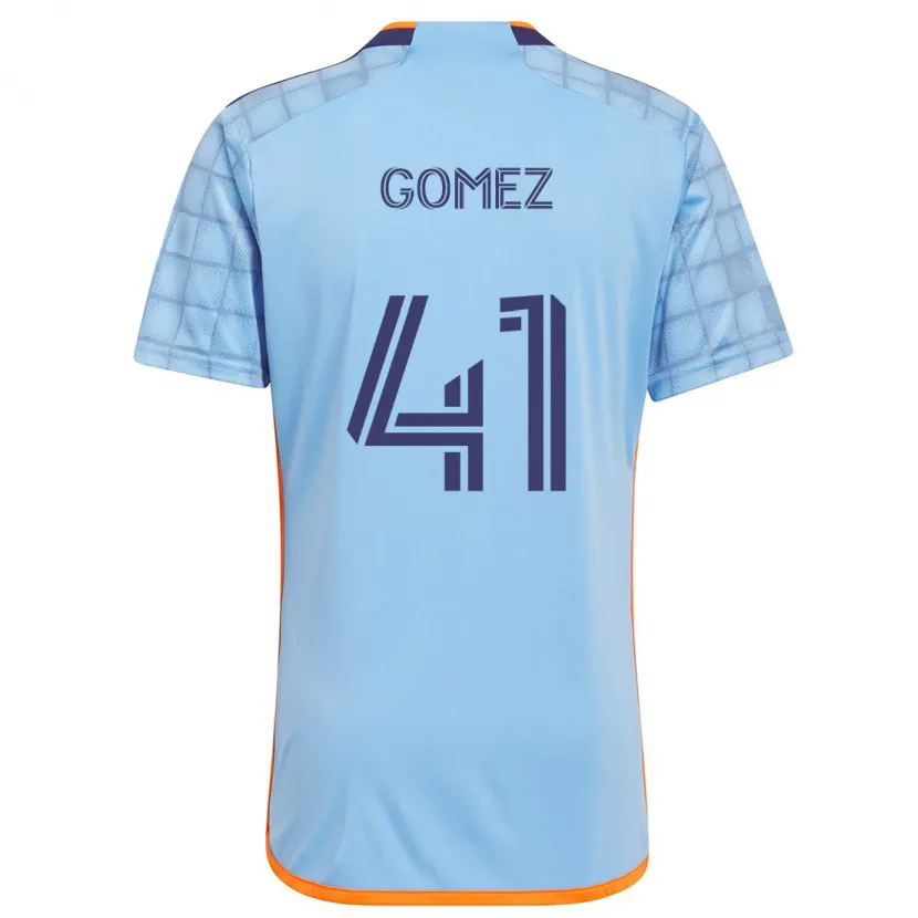 Danxen Kinder Julián Gómez #41 Blau Orange Heimtrikot Trikot 2024/25 T-Shirt Schweiz