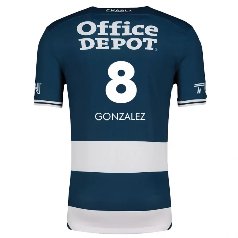 Danxen Kinder Bryan González #8 Blau Weiss Heimtrikot Trikot 2024/25 T-Shirt Schweiz