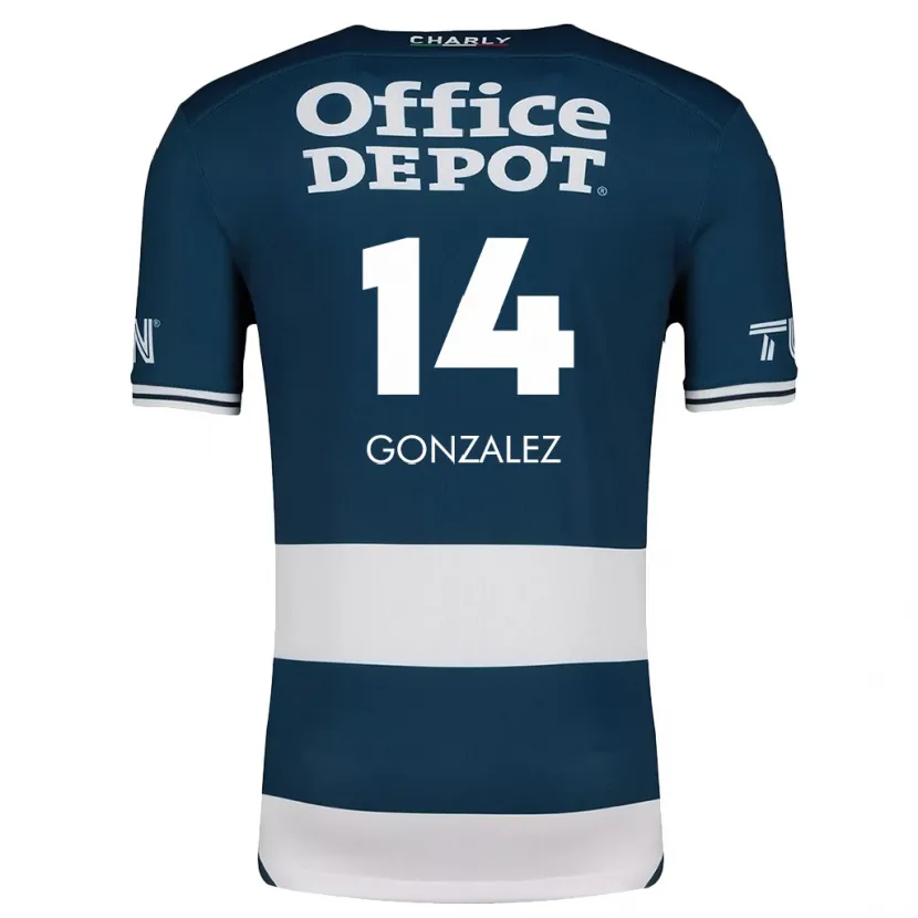 Danxen Kinder Arturo González #14 Blau Weiss Heimtrikot Trikot 2024/25 T-Shirt Schweiz