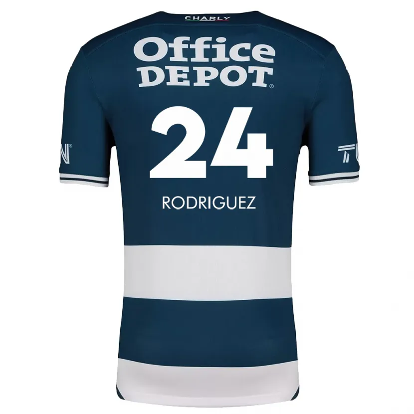 Danxen Kinder Luis Rodríguez #24 Blau Weiss Heimtrikot Trikot 2024/25 T-Shirt Schweiz