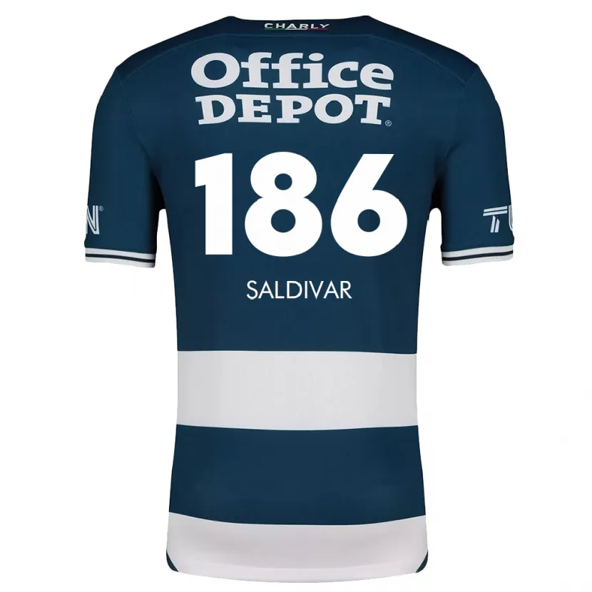 Danxen Kinder José Saldívar #186 Blau Weiss Heimtrikot Trikot 2024/25 T-Shirt Schweiz