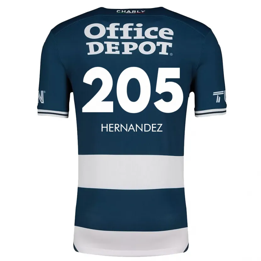 Danxen Kinder Sergio Hernández #205 Blau Weiss Heimtrikot Trikot 2024/25 T-Shirt Schweiz