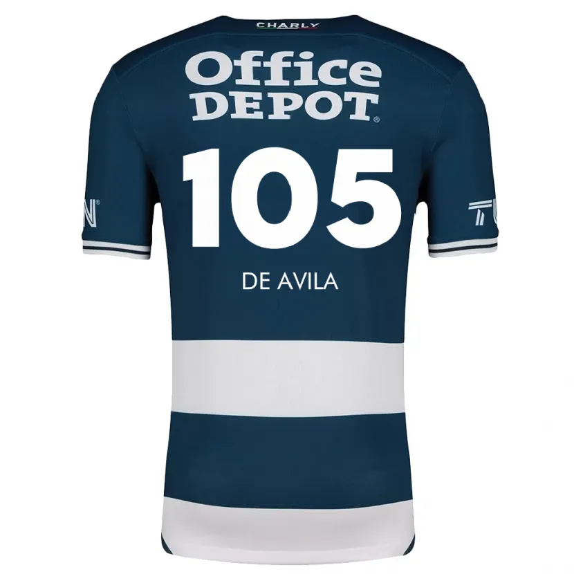 Danxen Kinder José De Ávila #105 Blau Weiss Heimtrikot Trikot 2024/25 T-Shirt Schweiz