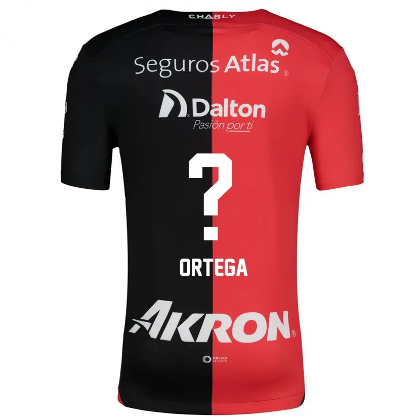 Danxen Kinder Edyairth Ortega #0 Rot Schwarz Heimtrikot Trikot 2024/25 T-Shirt Schweiz