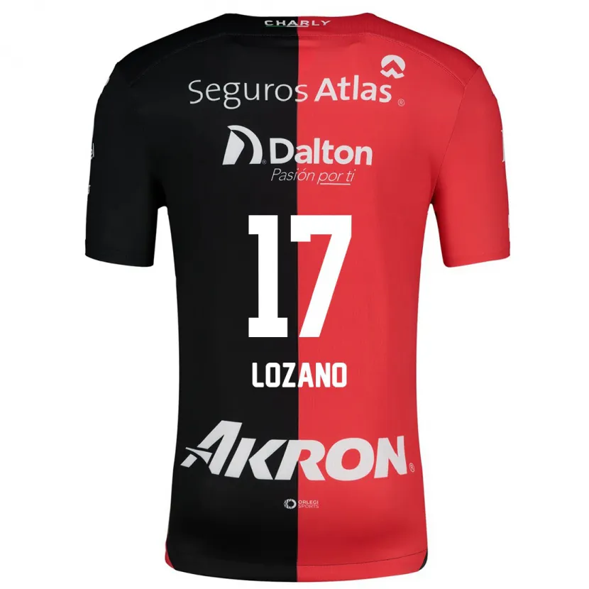 Danxen Kinder José Lozano #17 Rot Schwarz Heimtrikot Trikot 2024/25 T-Shirt Schweiz