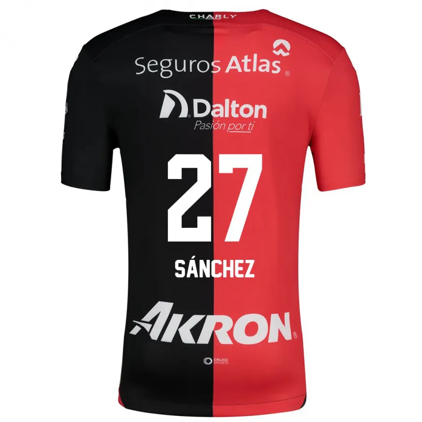 Danxen Kinder Antonio Sánchez #27 Rot Schwarz Heimtrikot Trikot 2024/25 T-Shirt Schweiz