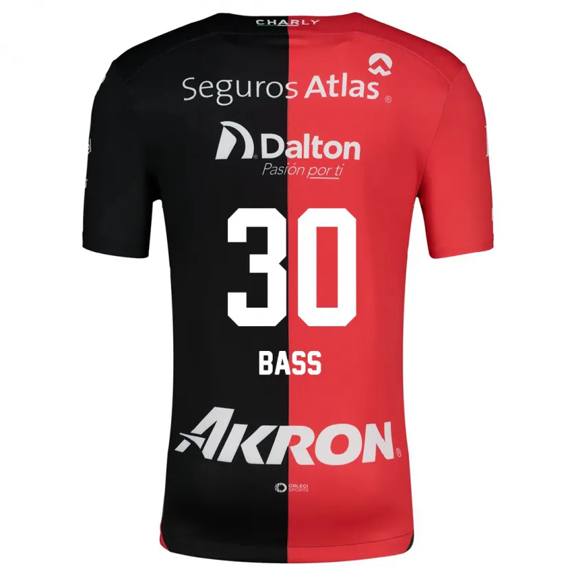 Danxen Kinder Abraham Bass #30 Rot Schwarz Heimtrikot Trikot 2024/25 T-Shirt Schweiz