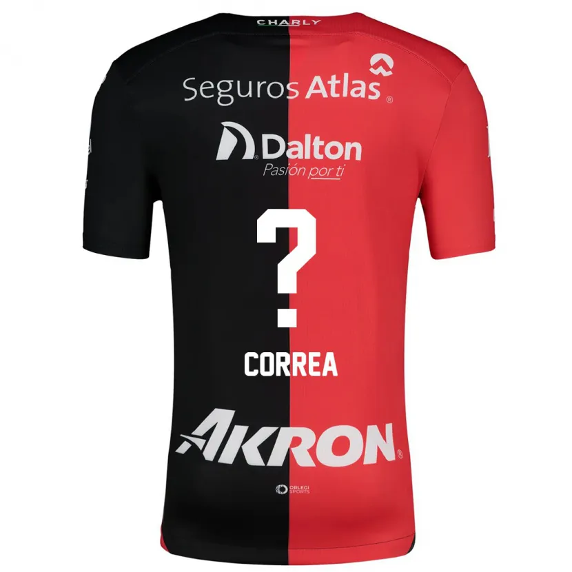 Danxen Kinder Leonardo Correa #0 Rot Schwarz Heimtrikot Trikot 2024/25 T-Shirt Schweiz