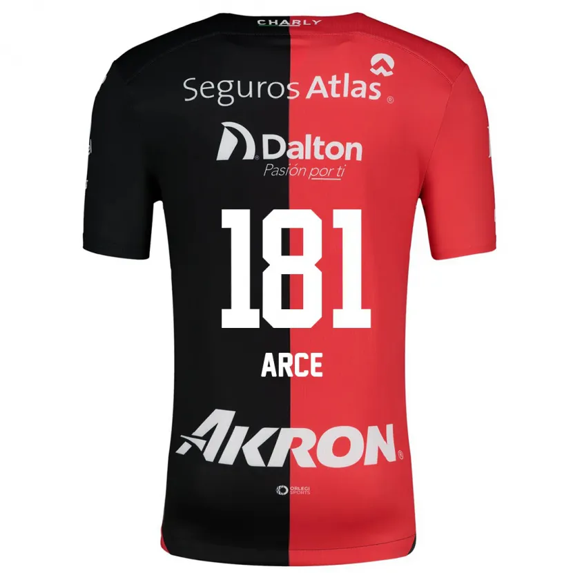 Danxen Kinder Edson Arce #181 Rot Schwarz Heimtrikot Trikot 2024/25 T-Shirt Schweiz