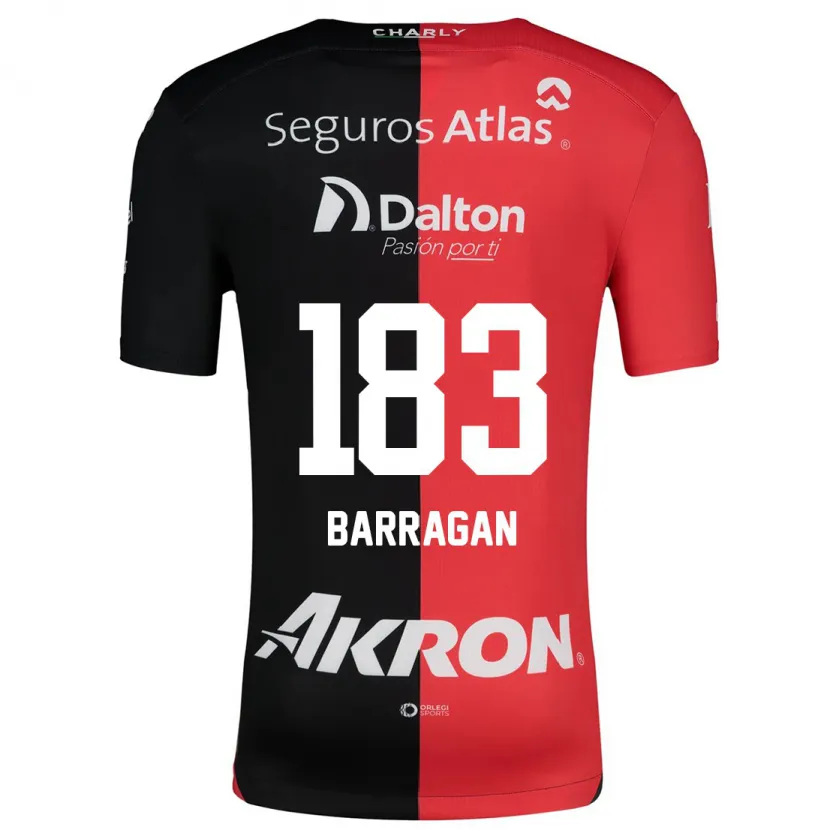 Danxen Kinder Roberto Barragán #183 Rot Schwarz Heimtrikot Trikot 2024/25 T-Shirt Schweiz