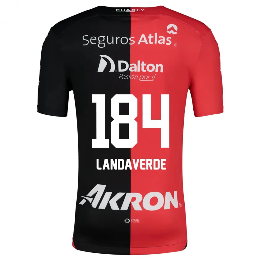 Danxen Kinder Antero Landaverde #184 Rot Schwarz Heimtrikot Trikot 2024/25 T-Shirt Schweiz