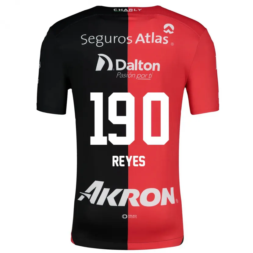 Danxen Kinder Óscar Reyes #190 Rot Schwarz Heimtrikot Trikot 2024/25 T-Shirt Schweiz