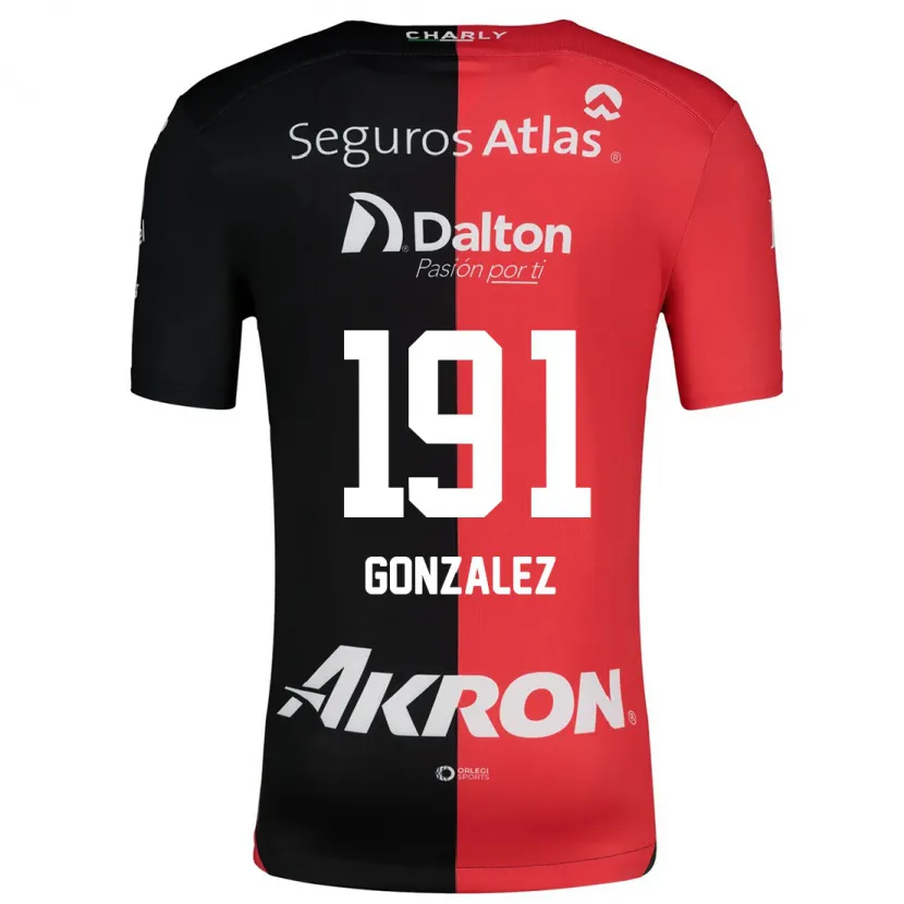 Danxen Kinder Juan González #191 Rot Schwarz Heimtrikot Trikot 2024/25 T-Shirt Schweiz