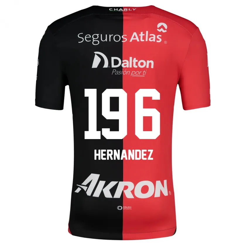 Danxen Kinder Miguel Hernández #196 Rot Schwarz Heimtrikot Trikot 2024/25 T-Shirt Schweiz