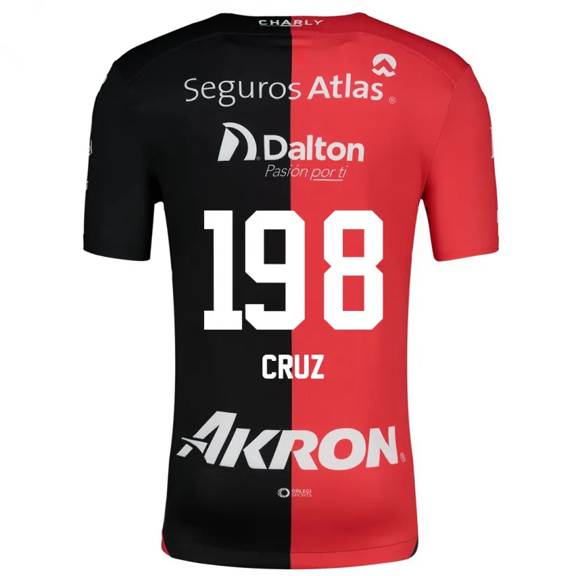 Danxen Kinder Carlos Cruz #198 Rot Schwarz Heimtrikot Trikot 2024/25 T-Shirt Schweiz