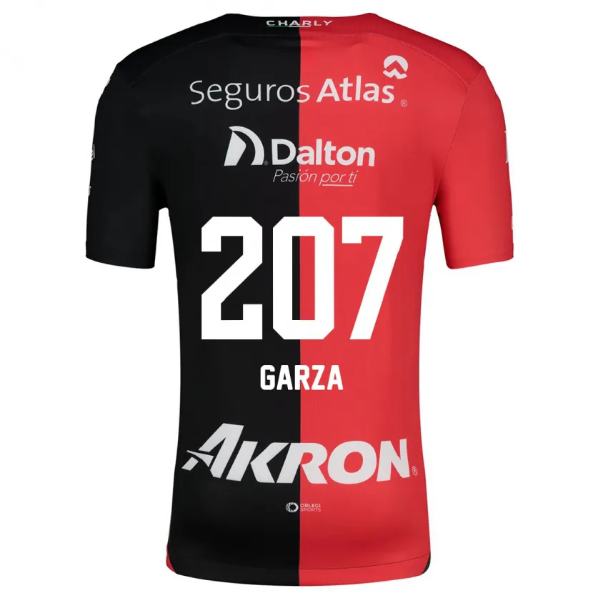 Danxen Kinder Rodolfo Garza #207 Rot Schwarz Heimtrikot Trikot 2024/25 T-Shirt Schweiz