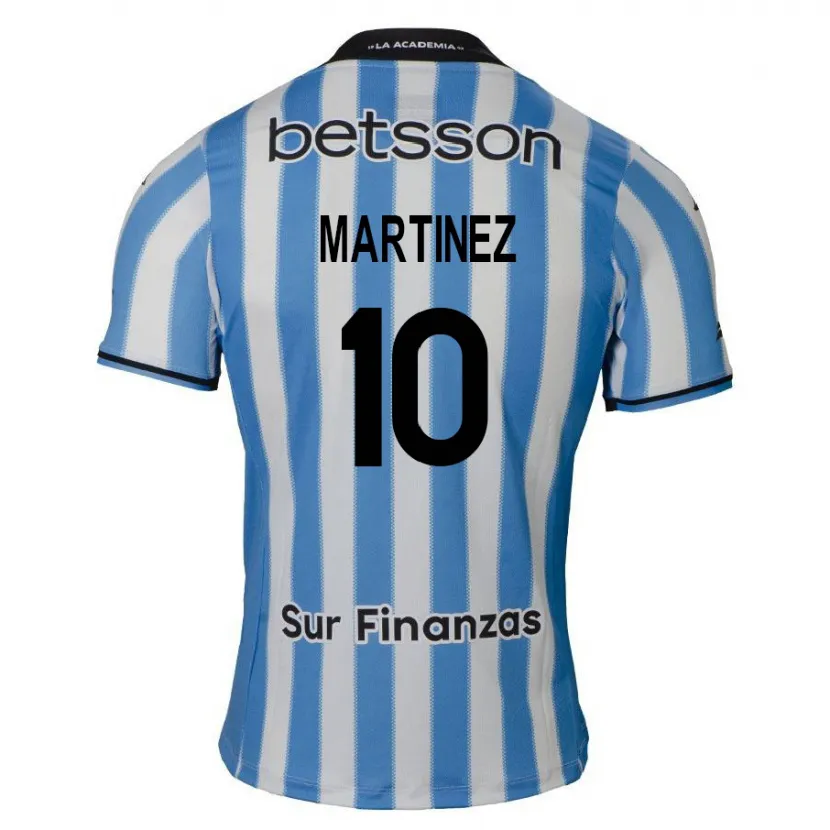 Danxen Kinder Roger Martínez #10 Blau Weiß Schwarz Heimtrikot Trikot 2024/25 T-Shirt Schweiz