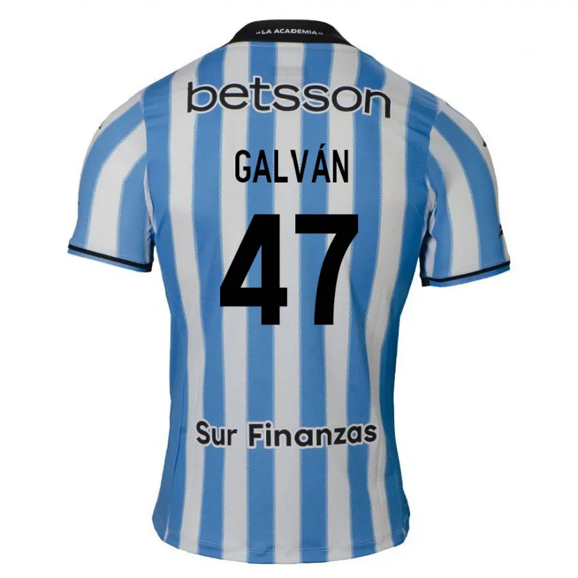 Danxen Kinder Ignacio Galván #47 Blau Weiß Schwarz Heimtrikot Trikot 2024/25 T-Shirt Schweiz