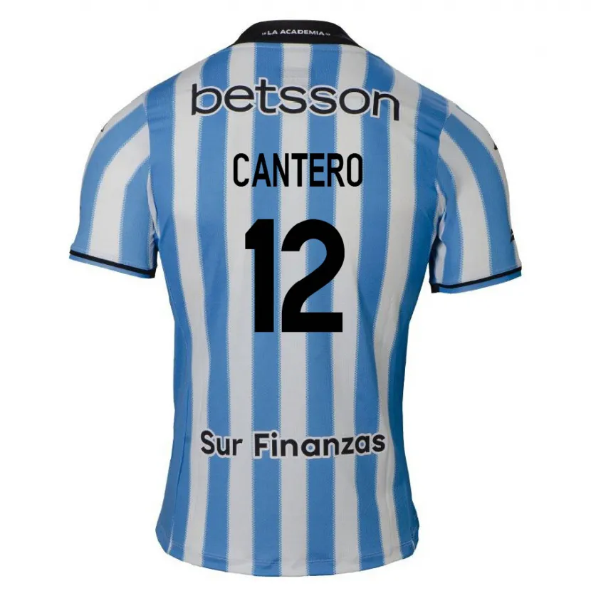 Danxen Kinder Milton Cantero #12 Blau Weiß Schwarz Heimtrikot Trikot 2024/25 T-Shirt Schweiz