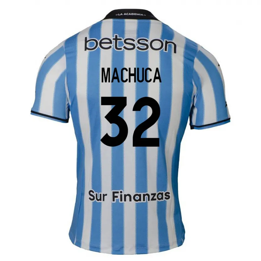 Danxen Kinder Elías Machuca #32 Blau Weiß Schwarz Heimtrikot Trikot 2024/25 T-Shirt Schweiz