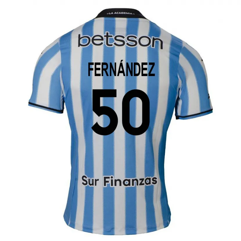 Danxen Kinder Román Fernández #50 Blau Weiß Schwarz Heimtrikot Trikot 2024/25 T-Shirt Schweiz