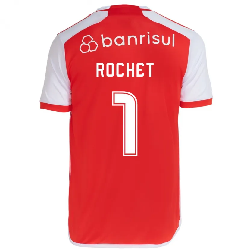 Danxen Kinder Sergio Rochet #1 Rot-Weiss Heimtrikot Trikot 2024/25 T-Shirt Schweiz