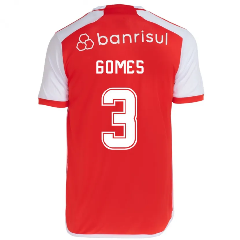 Danxen Kinder Igor Gomes #3 Rot-Weiss Heimtrikot Trikot 2024/25 T-Shirt Schweiz