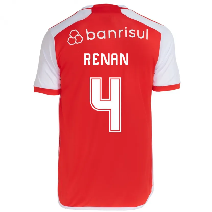 Danxen Kinder Robert Renan #4 Rot-Weiss Heimtrikot Trikot 2024/25 T-Shirt Schweiz