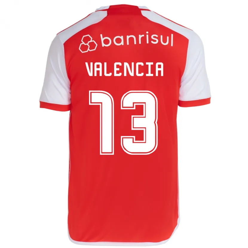 Danxen Kinder Enner Valencia #13 Rot-Weiss Heimtrikot Trikot 2024/25 T-Shirt Schweiz