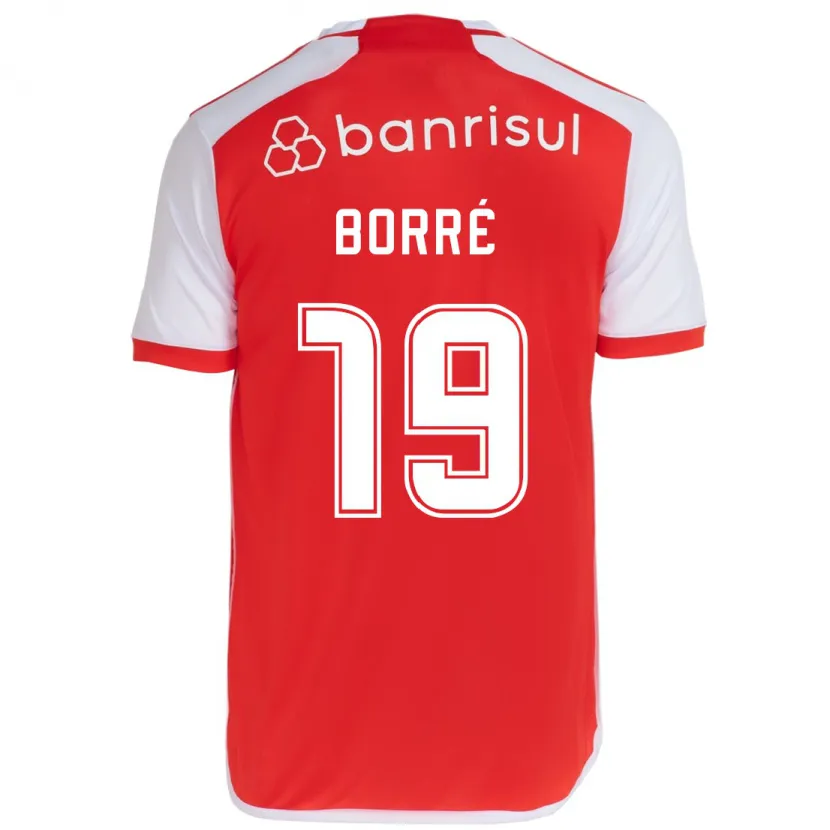 Danxen Kinder Rafael Borré #19 Rot-Weiss Heimtrikot Trikot 2024/25 T-Shirt Schweiz