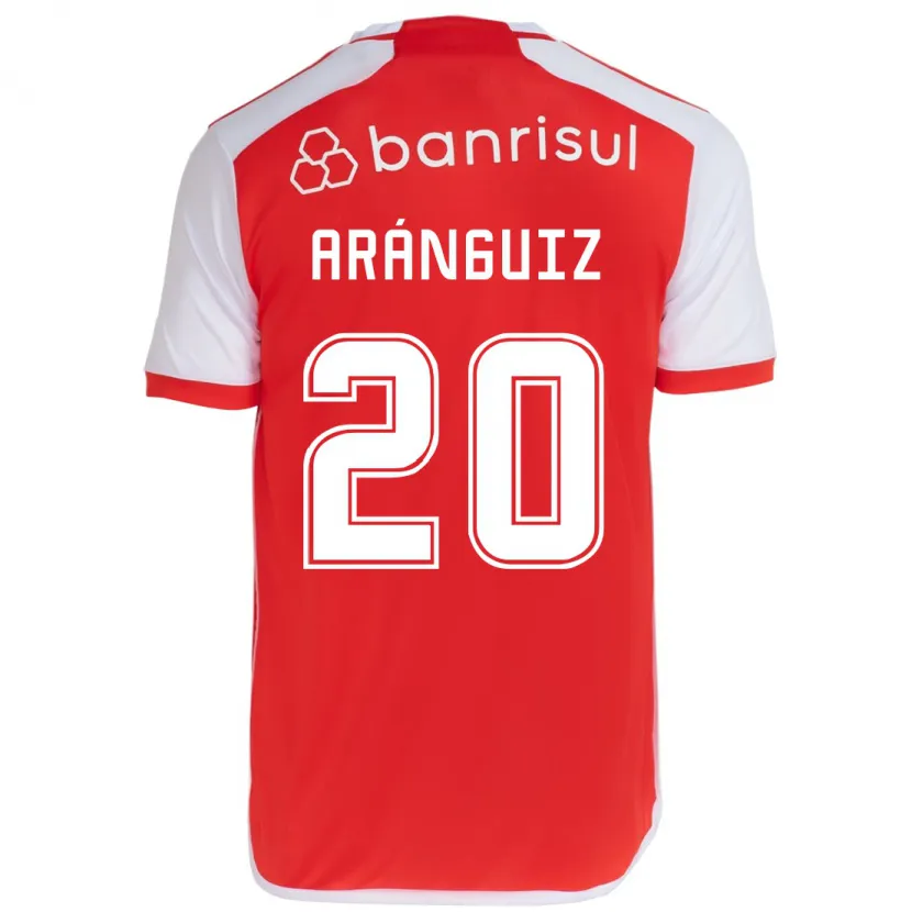 Danxen Kinder Charles Aránguiz #20 Rot-Weiss Heimtrikot Trikot 2024/25 T-Shirt Schweiz