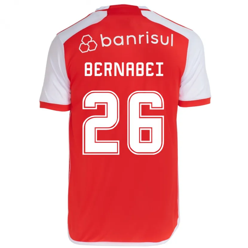 Danxen Kinder Alexandro Bernabéi #26 Rot-Weiss Heimtrikot Trikot 2024/25 T-Shirt Schweiz