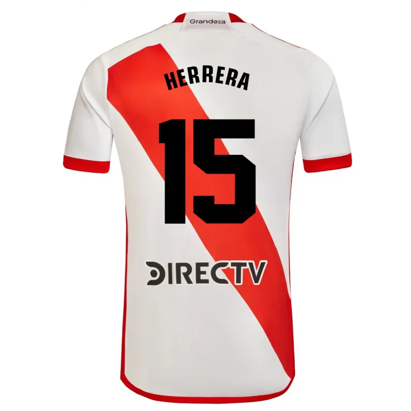 Danxen Kinder Andrés Herrera #15 Weiß Rot Heimtrikot Trikot 2024/25 T-Shirt Schweiz