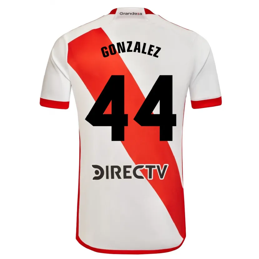 Danxen Kinder Alexis González #44 Weiß Rot Heimtrikot Trikot 2024/25 T-Shirt Schweiz