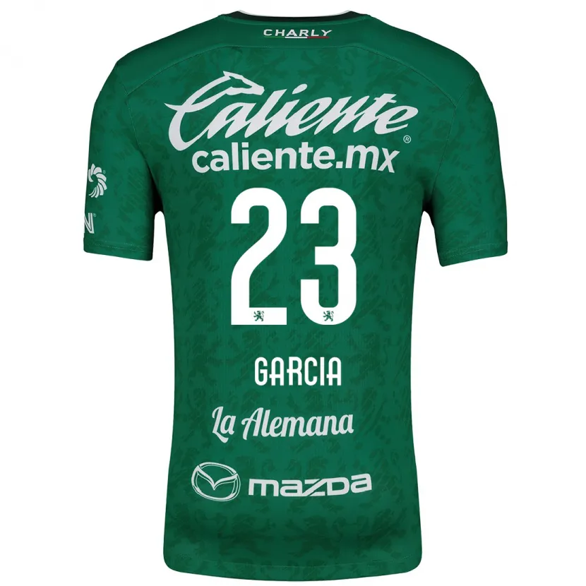 Danxen Kinder Óscar García #23 Grün Weiß Heimtrikot Trikot 2024/25 T-Shirt Schweiz