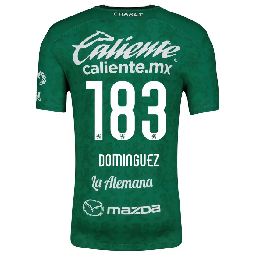 Danxen Kinder Jesús Domínguez #183 Grün Weiß Heimtrikot Trikot 2024/25 T-Shirt Schweiz