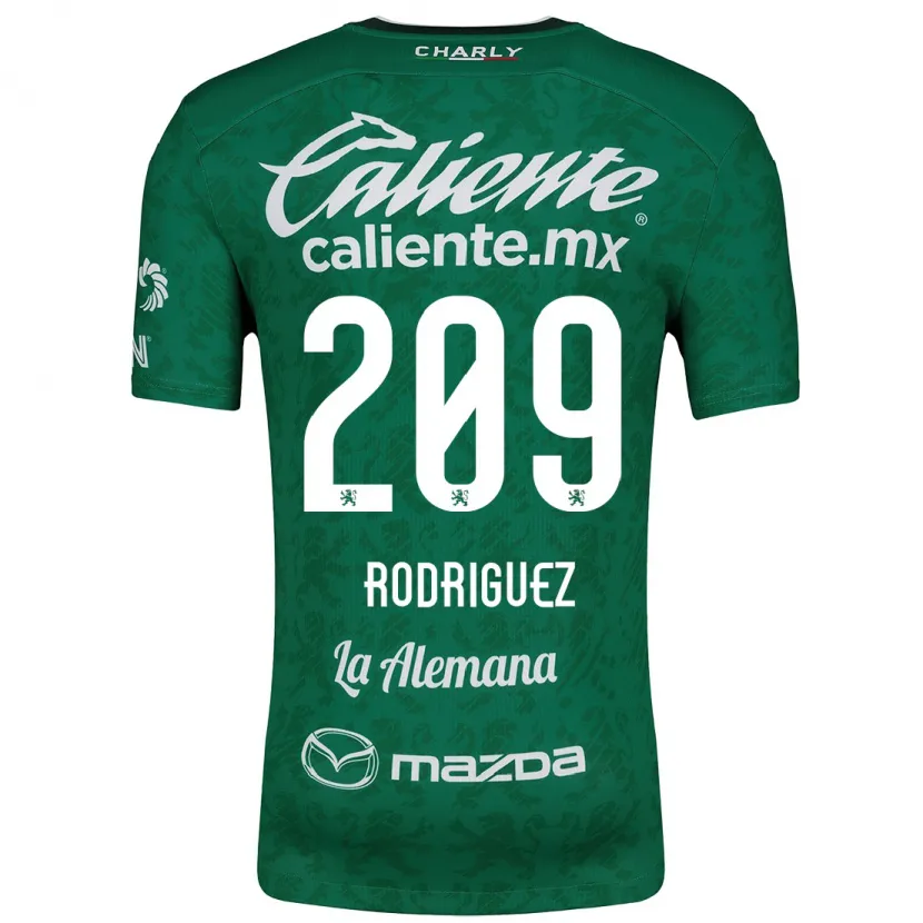 Danxen Kinder Víctor Rodríguez #209 Grün Weiß Heimtrikot Trikot 2024/25 T-Shirt Schweiz