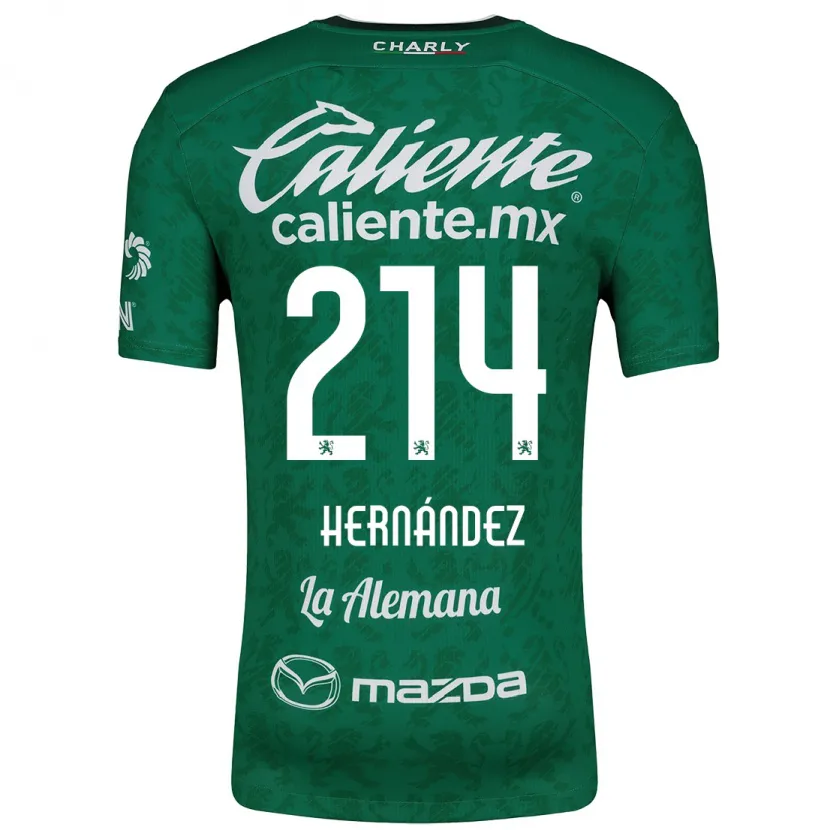 Danxen Kinder Iván Hernández #214 Grün Weiß Heimtrikot Trikot 2024/25 T-Shirt Schweiz